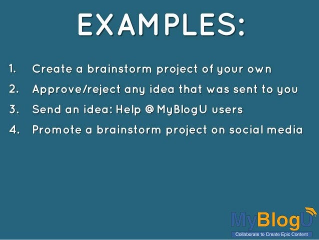 #MyBlogU 30-Day brainstorm challenge: Content Marketing Training Re-Defined! Slide 3