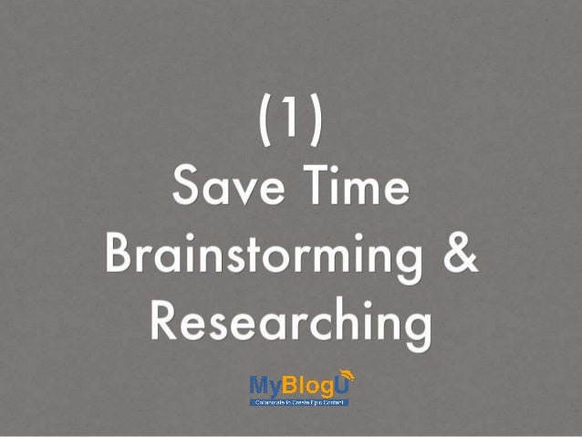 How @Myblogu Makes Blogging Enjoyable! Slide 2