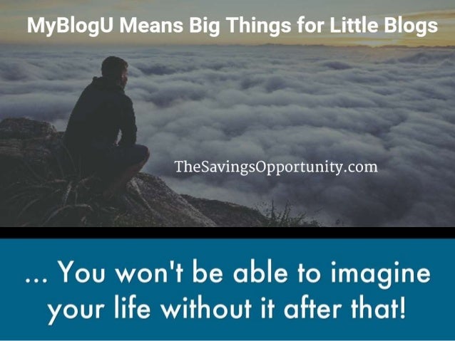 How @Myblogu Makes Blogging Enjoyable! Slide 20