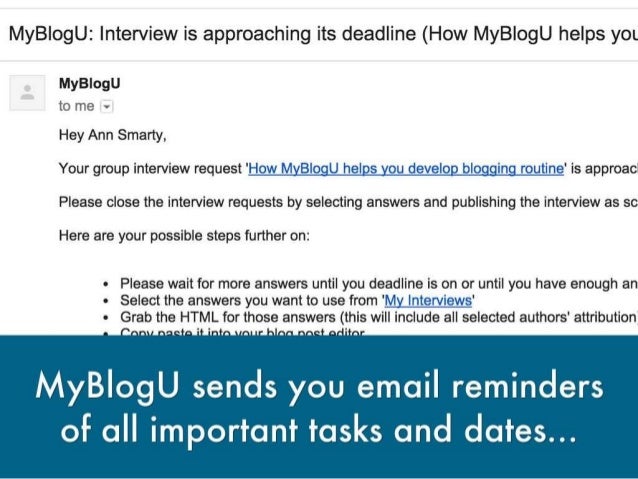 How @Myblogu Makes Blogging Enjoyable! Slide 8