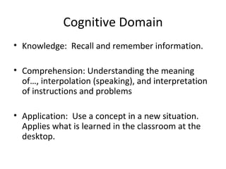 My Blooms Taxonomy | PPT