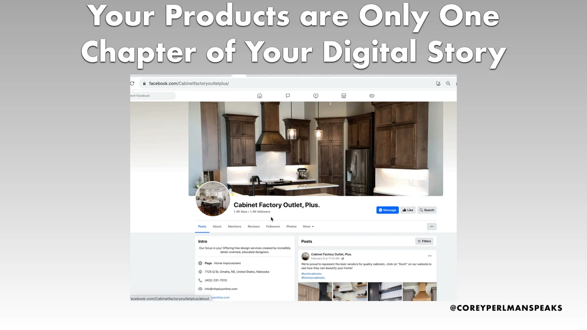 Your Products are Only One
Chapter of Your Digital Story
 