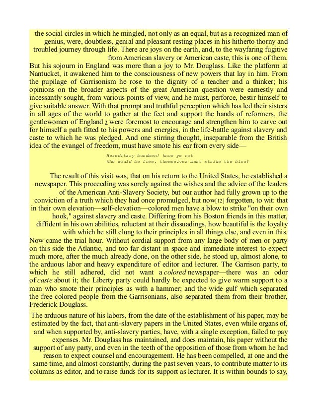 my bondage my freedom Read my bondage and my freedom online by frederick douglass at readcentralcom, the free online library full of thousands of classic books now you can read my. my bondage my freedom Read my bondage and my freedom online by frederick douglass at readcentralcom, the free online library full of thousands of classic books now you can read my.