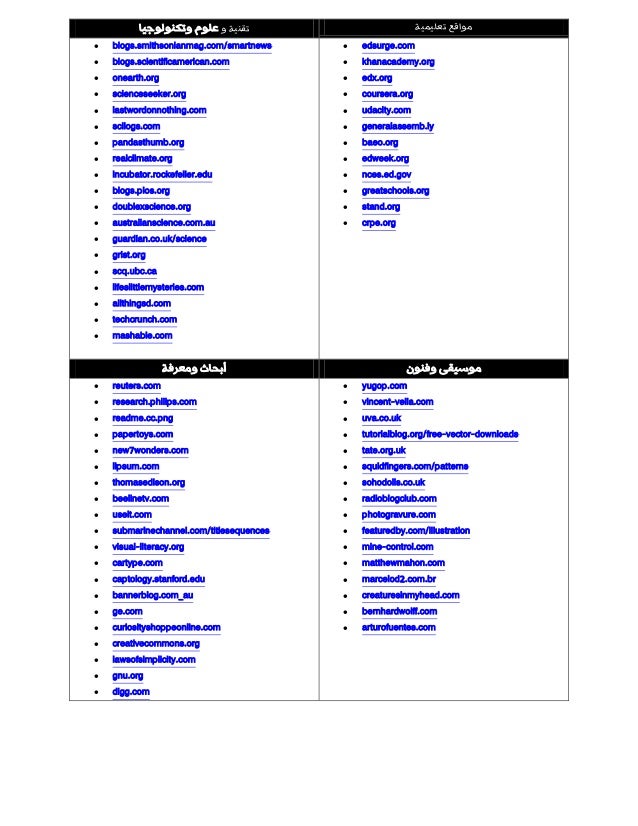 My bookmarks | Great internet websites list