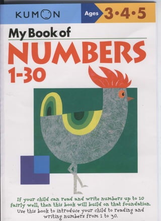My book of number 1 30 (3-4-5 anos)
