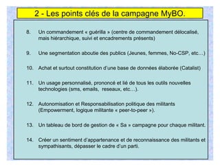 Analyse et prospective : Campagne Obama - Draft