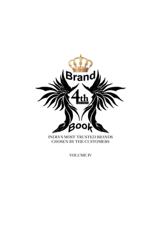 Brandbook-India's Most trusted Brands chosen by the customers