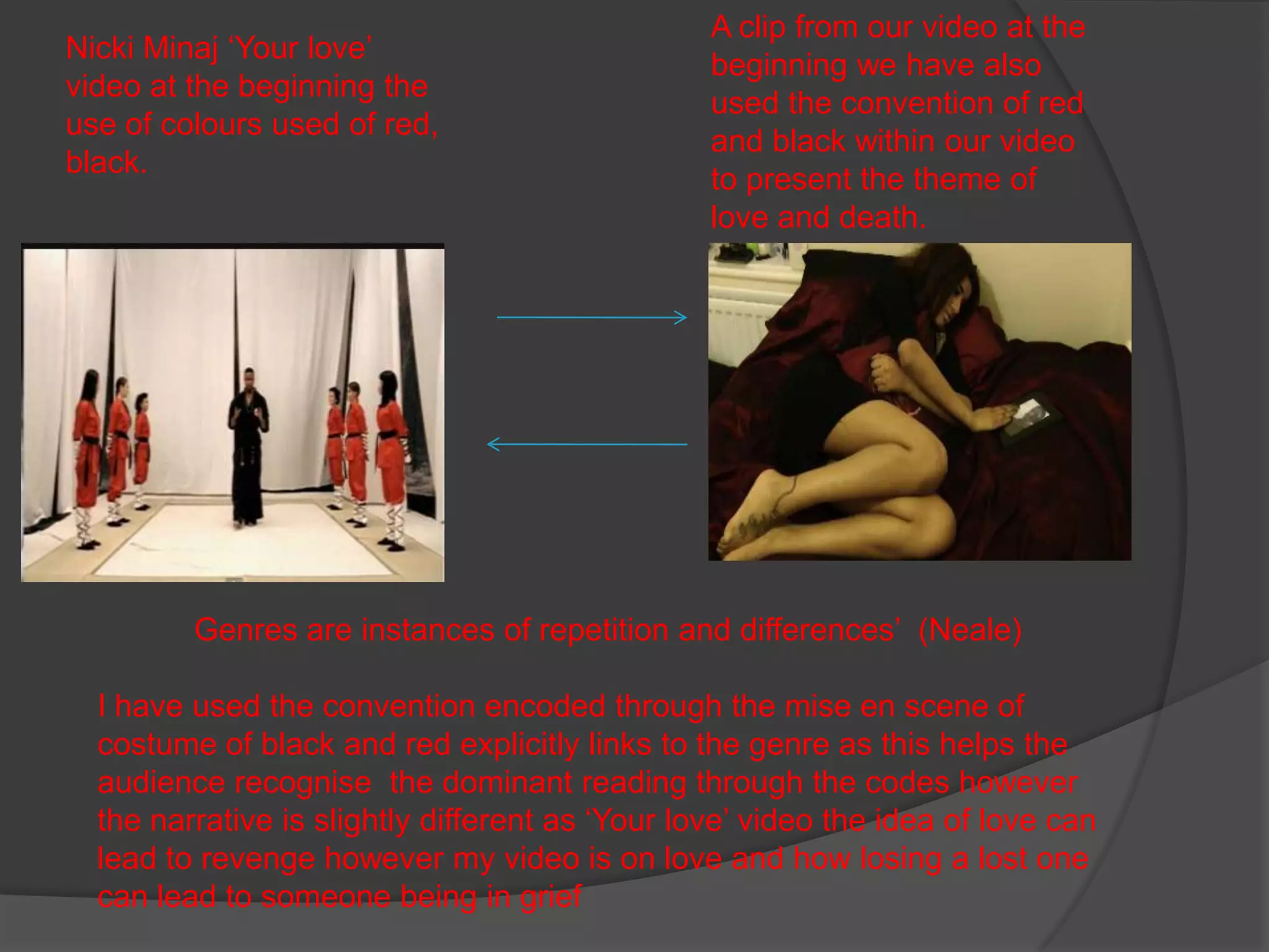 The lighting is focused on the women in creating an artist identify and dominance  