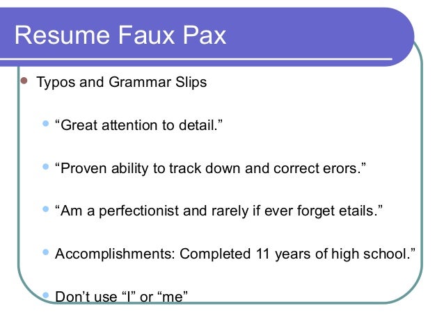 personal characteristics for resumes