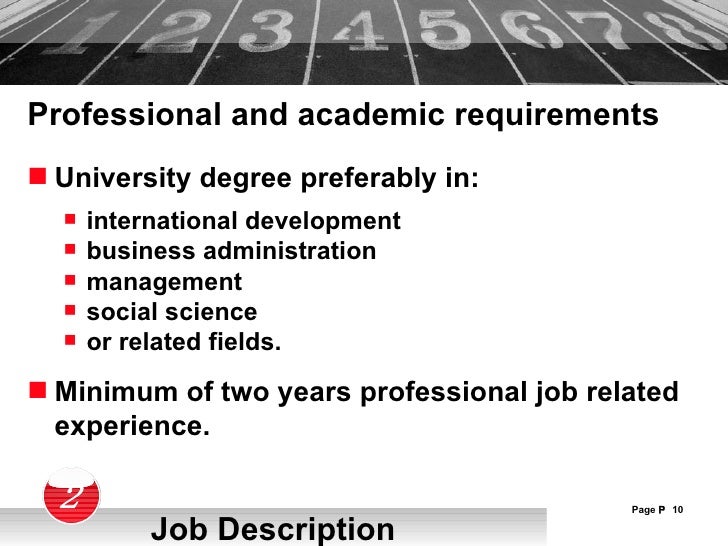 cover letter international development