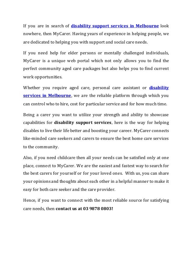 Home Care Packages Jobs Melbourne