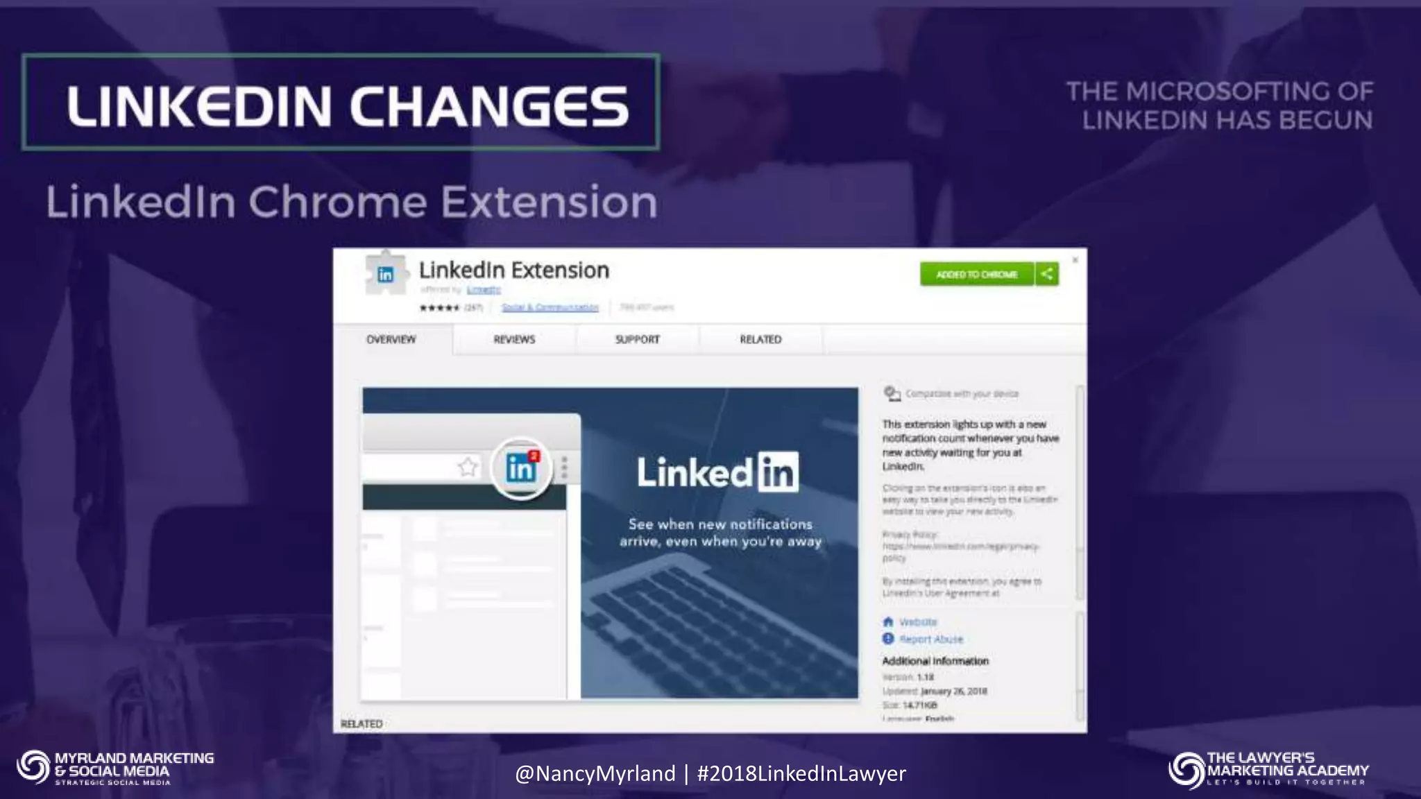 @NancyMyrland | #2018LinkedInLawyer