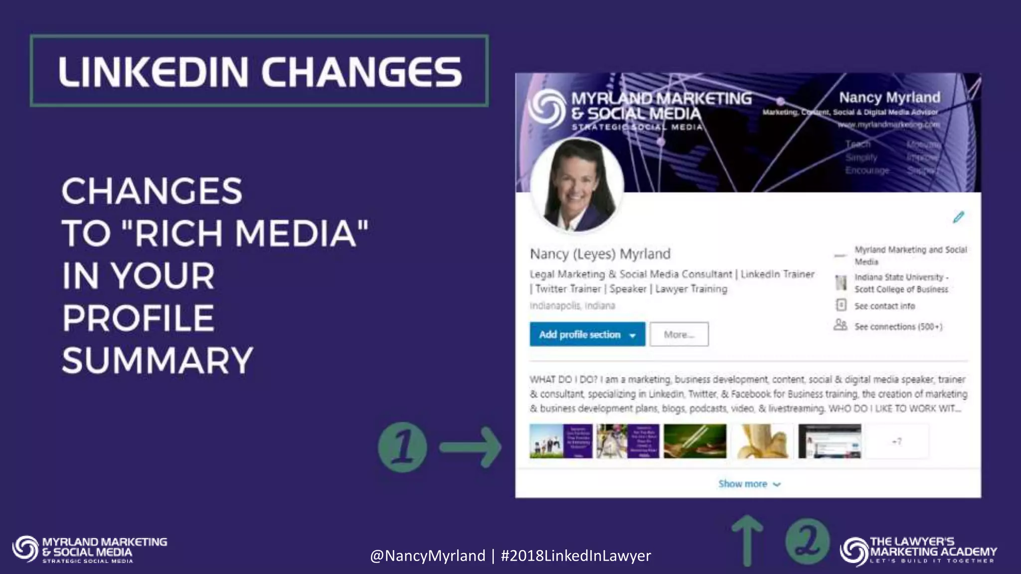 @NancyMyrland | #2018LinkedInLawyer