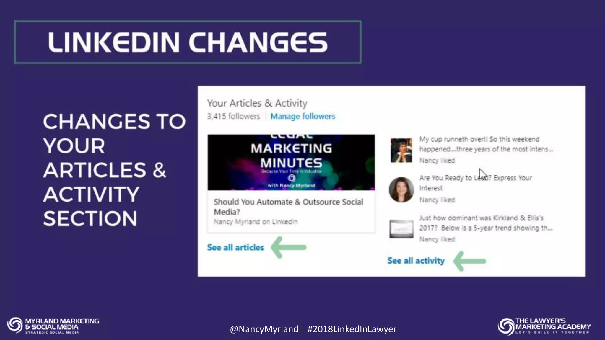 @NancyMyrland | #2018LinkedInLawyer