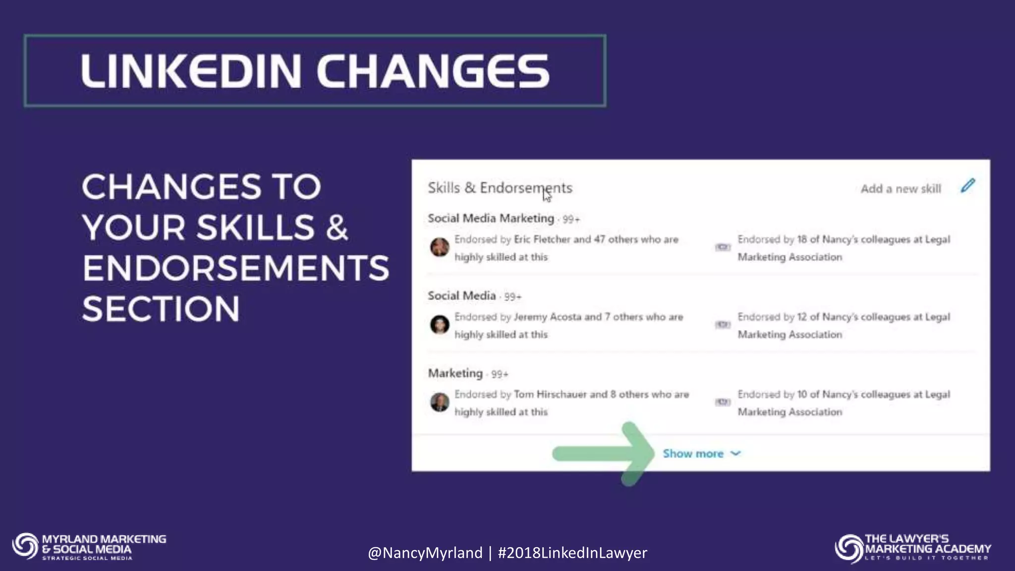 @NancyMyrland | #2018LinkedInLawyer