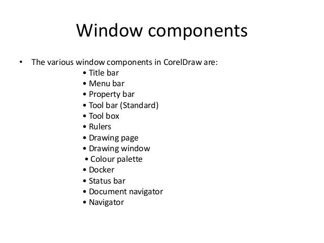 Corel Draw Introduction