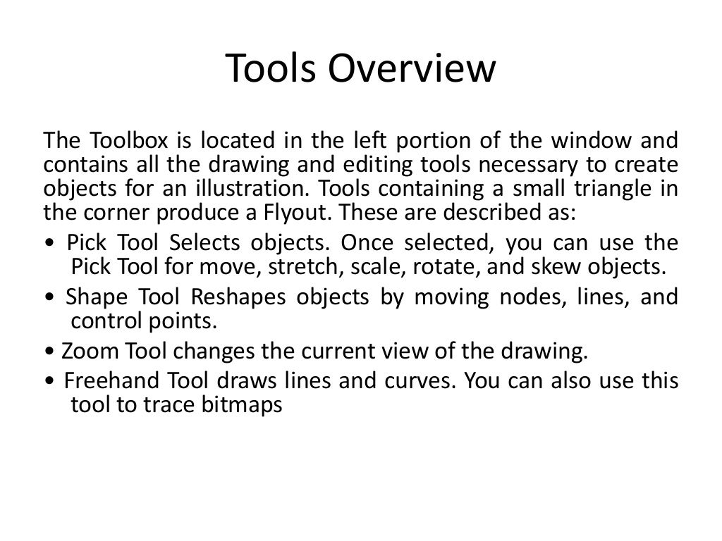 Corel Draw Introduction