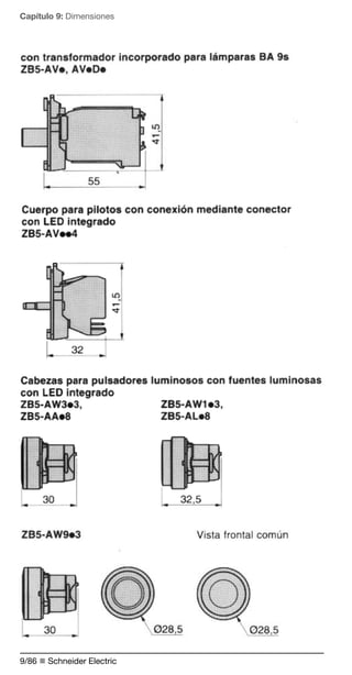 Capítulo 9: Dimensiones 
9/86 n Schneider Electric 
 