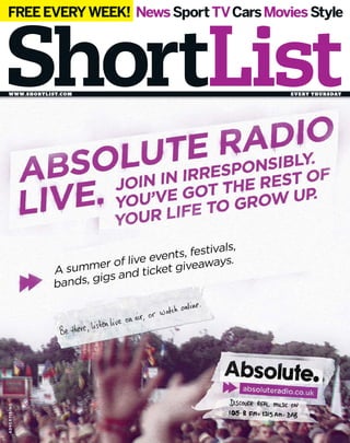 Absolute Radio - Shortlist