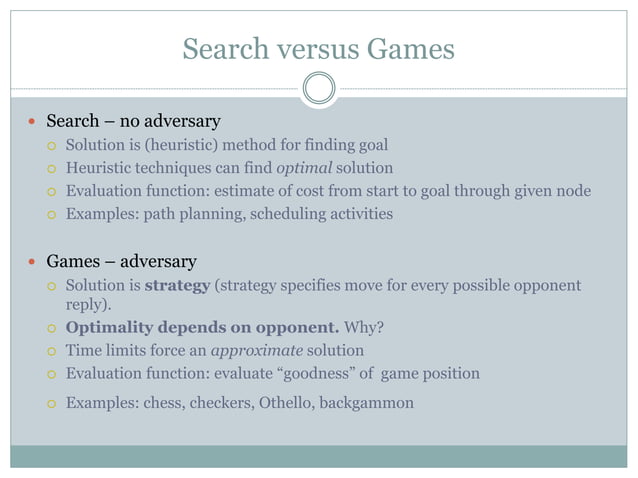 Adversarial Search and Game-Playing .ppt