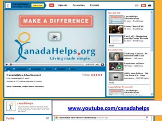 www.youtube.com/canadahelps
 
