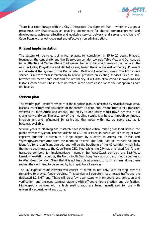 pdf business plan sample south africa