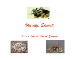 My city, Edremit It is a Love to Live in Edremit 