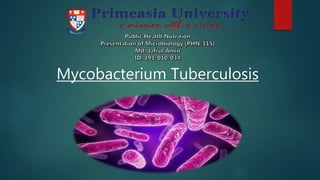 Mycobacterium Tuberculosis
 