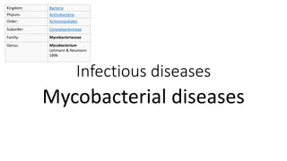 Mycobacterial diseases