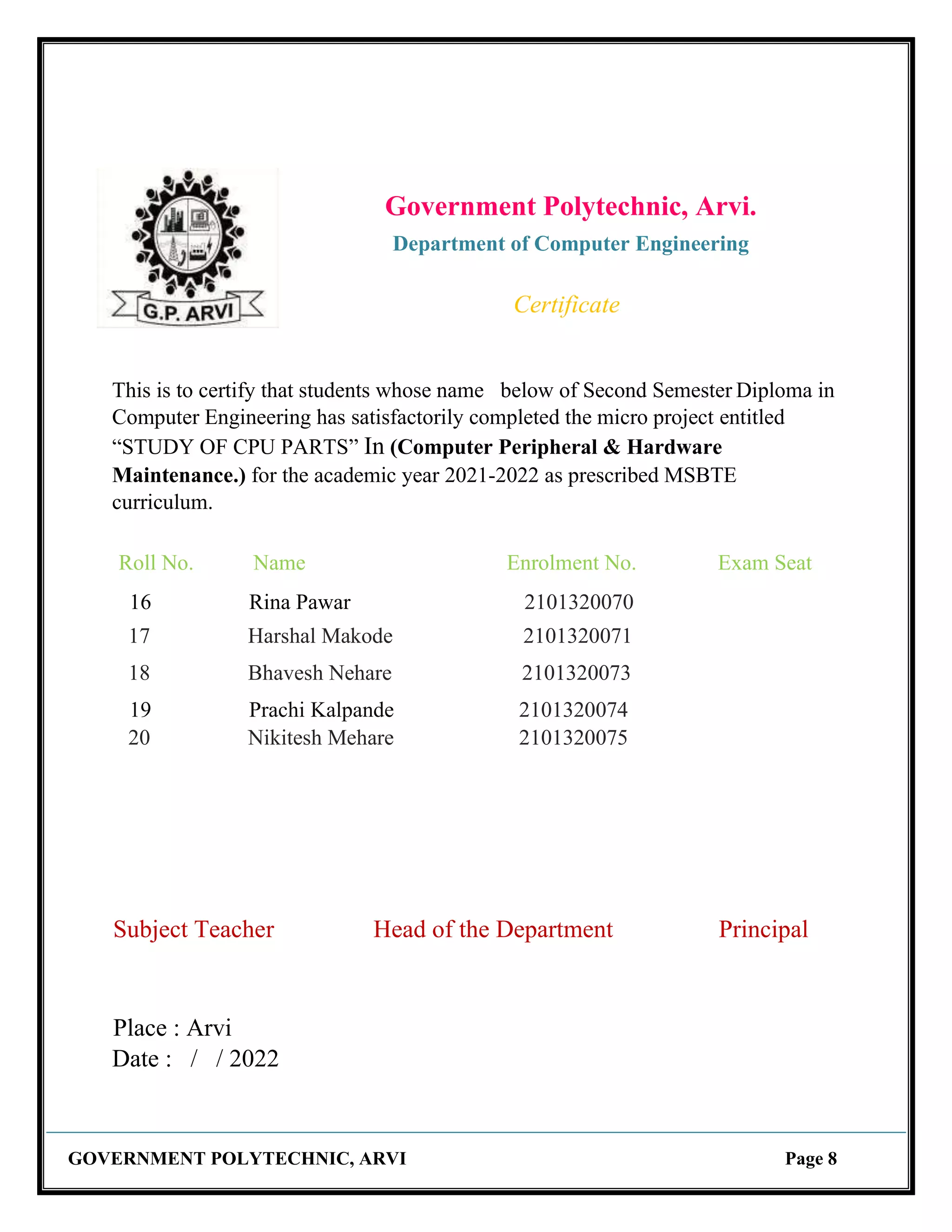 computer peripheral & hardware maintenance micro project (22013).pdf