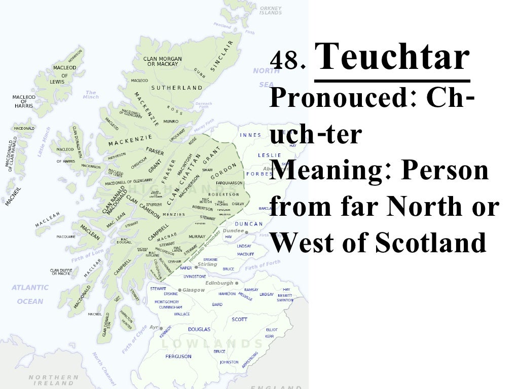 50 Weird Scottish Words