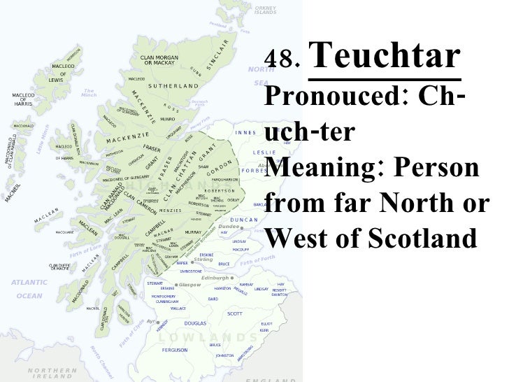 50 weird scottish words scottish words