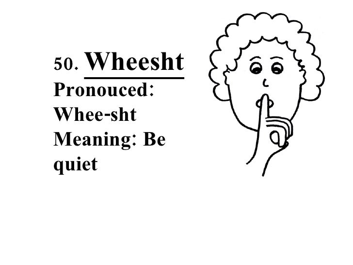 50 weird scottish words scottish words