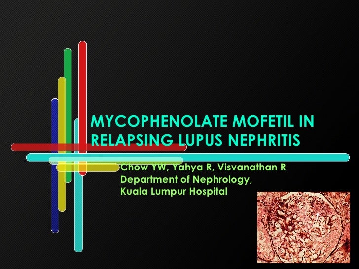 is mycophenolate used for lupus
