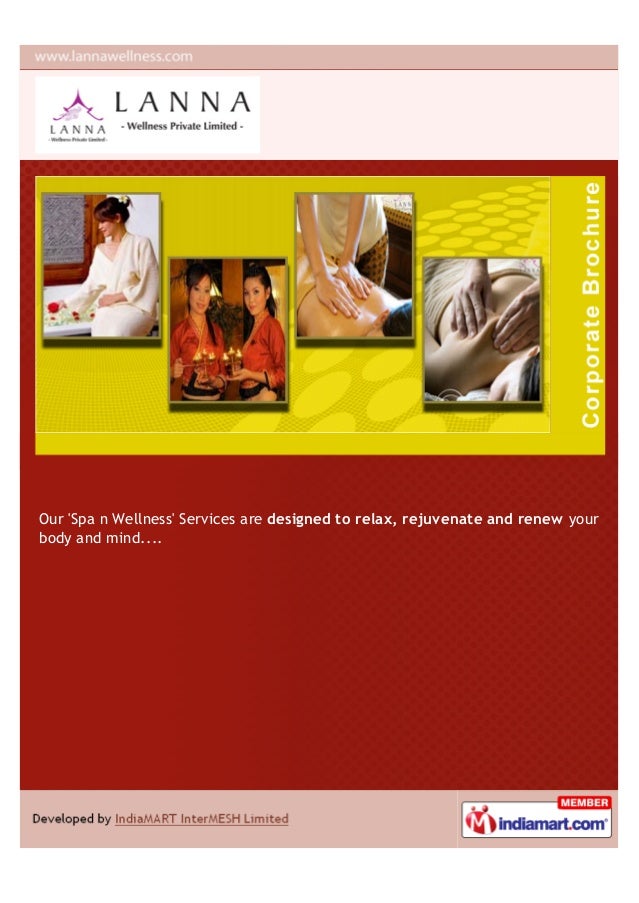 Lanna Wellness Private Limited, Pune, Spa Menu