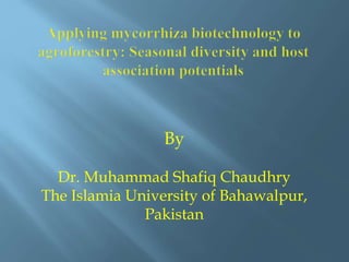 By
Dr. Muhammad Shafiq Chaudhry
The Islamia University of Bahawalpur,
Pakistan
 