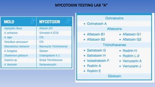 MYCOTOXIN TESTING LAB “A”
 