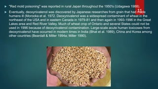 Mycotoxins types and characterization