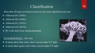 Mycotoxins types and characterization