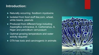 Mycotoxins types and characterization
