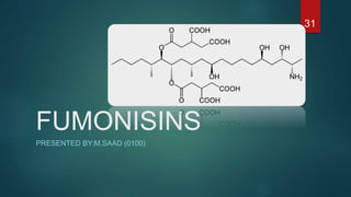 Mycotoxins types and characterization