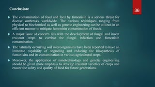 Mycotoxins types and characterization