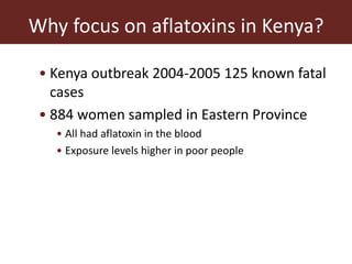 Mycotoxins in livestock systems in developing countries