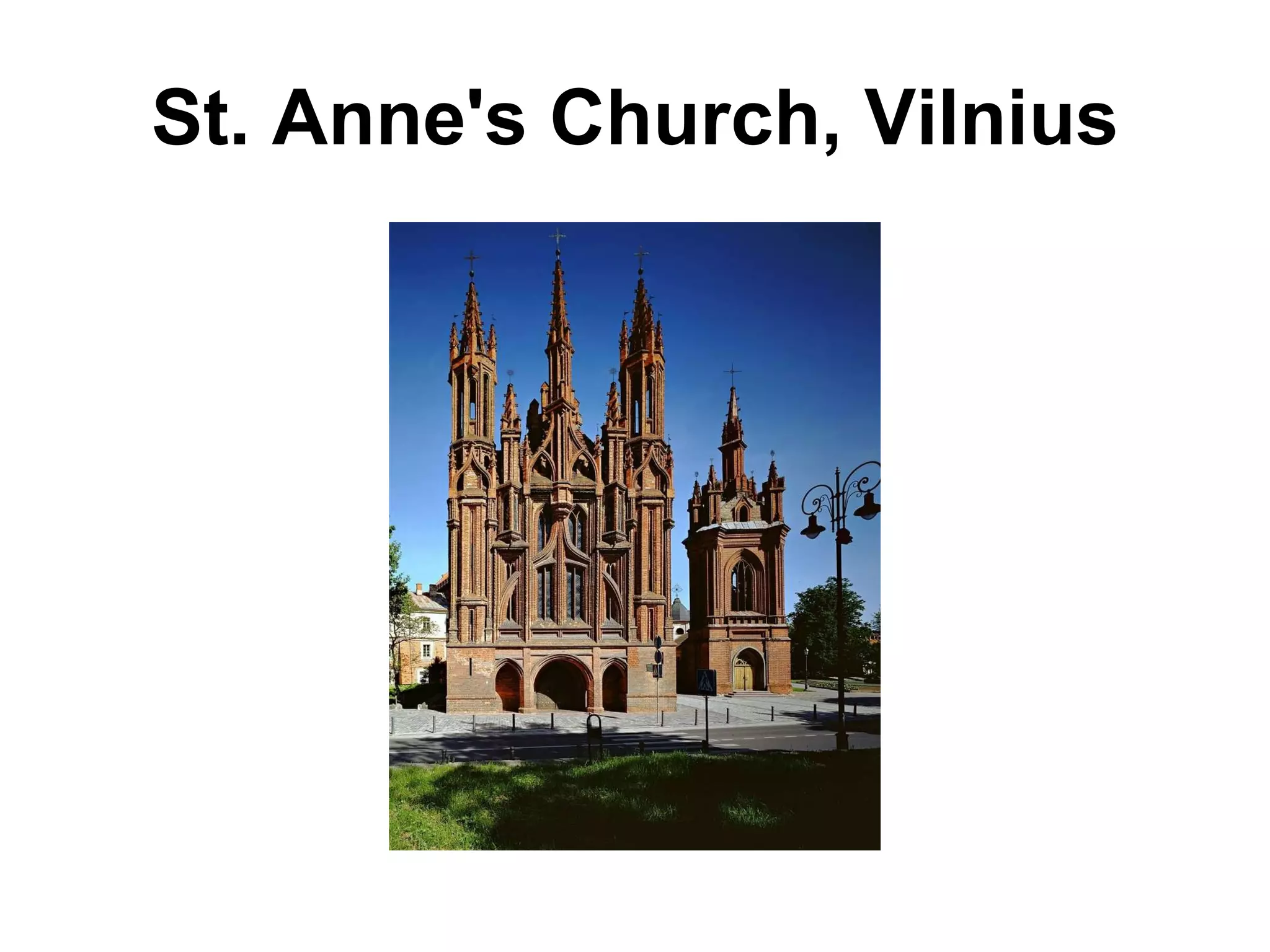 St. Anne's Church, Vilnius 