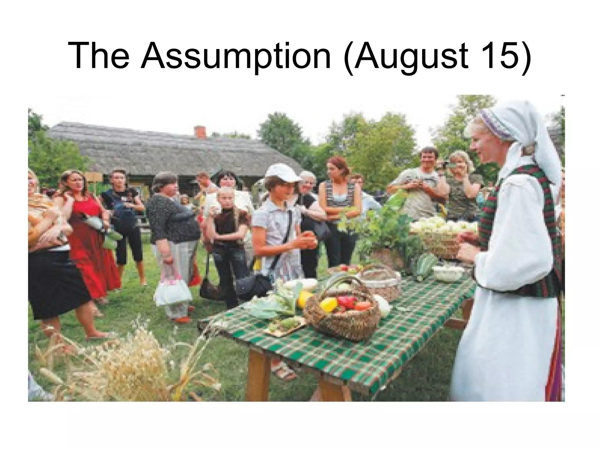 The Assumption (August 15) 