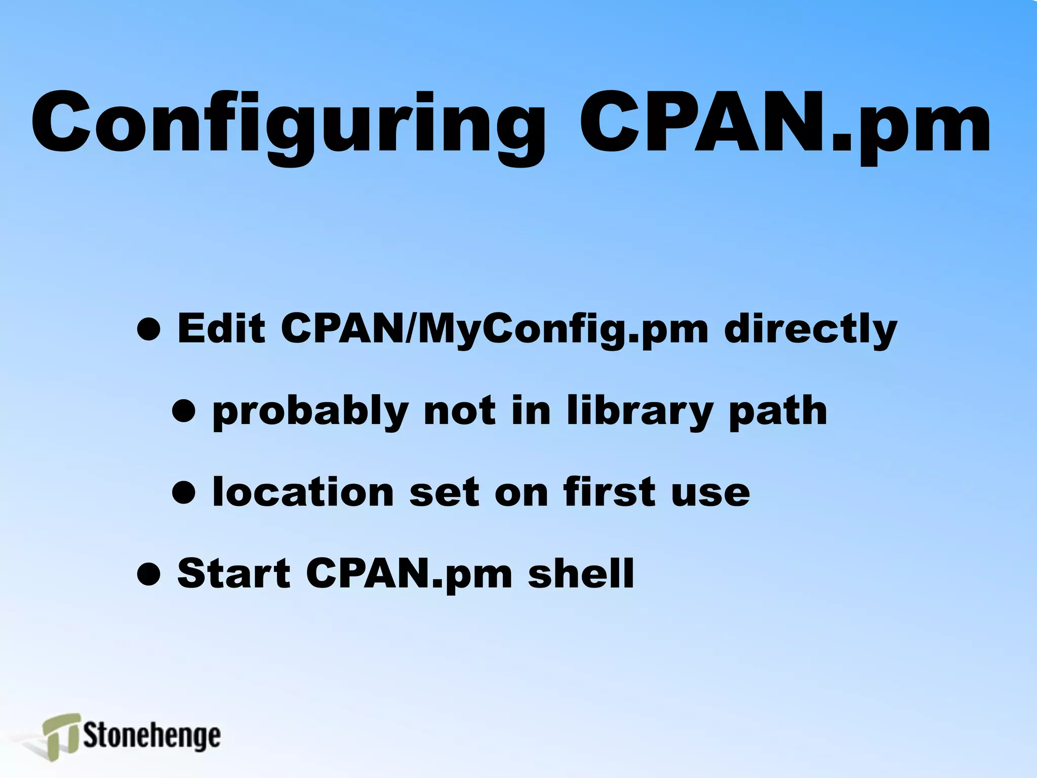 MyCPAN ( LA.pm, September 2007 )
