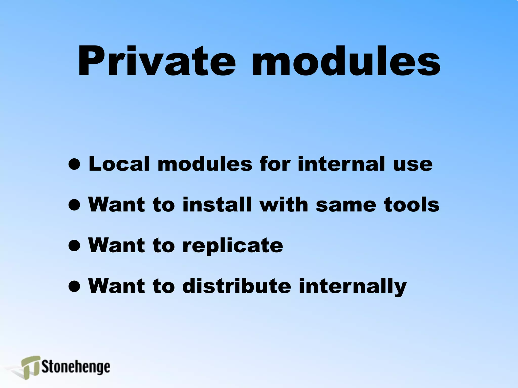 MyCPAN ( LA.pm, September 2007 )