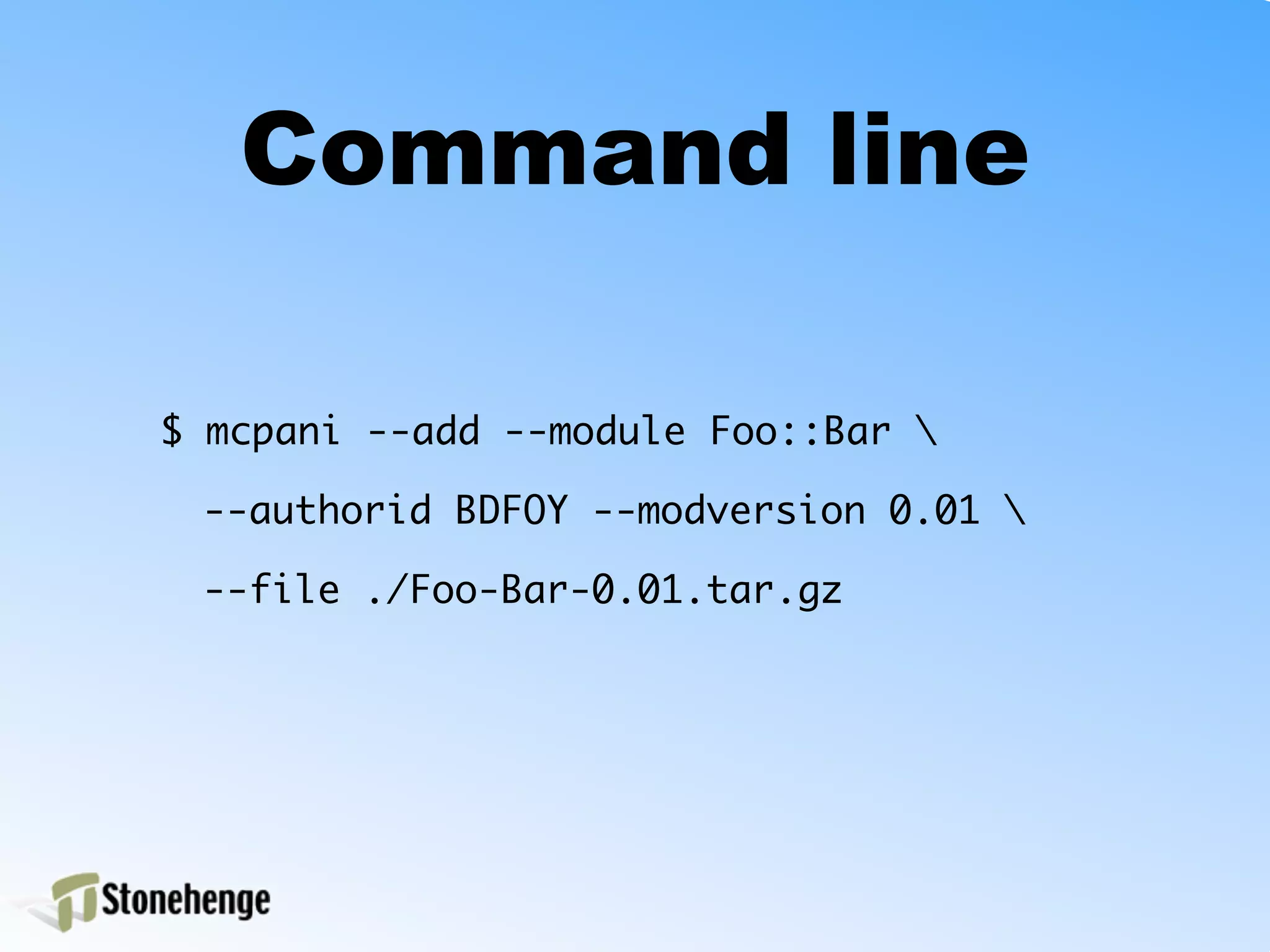 MyCPAN ( LA.pm, September 2007 )