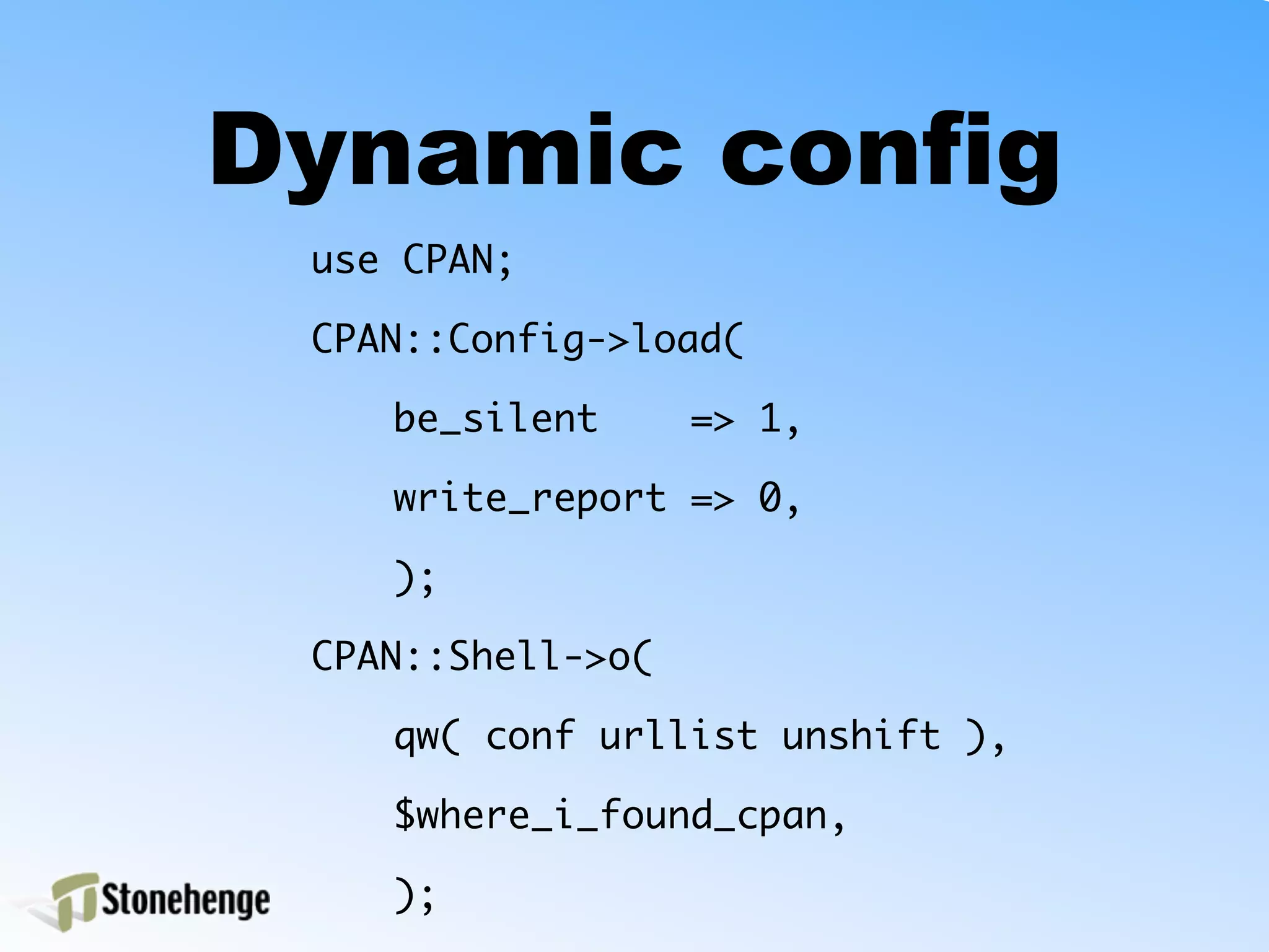 MyCPAN ( LA.pm, September 2007 )