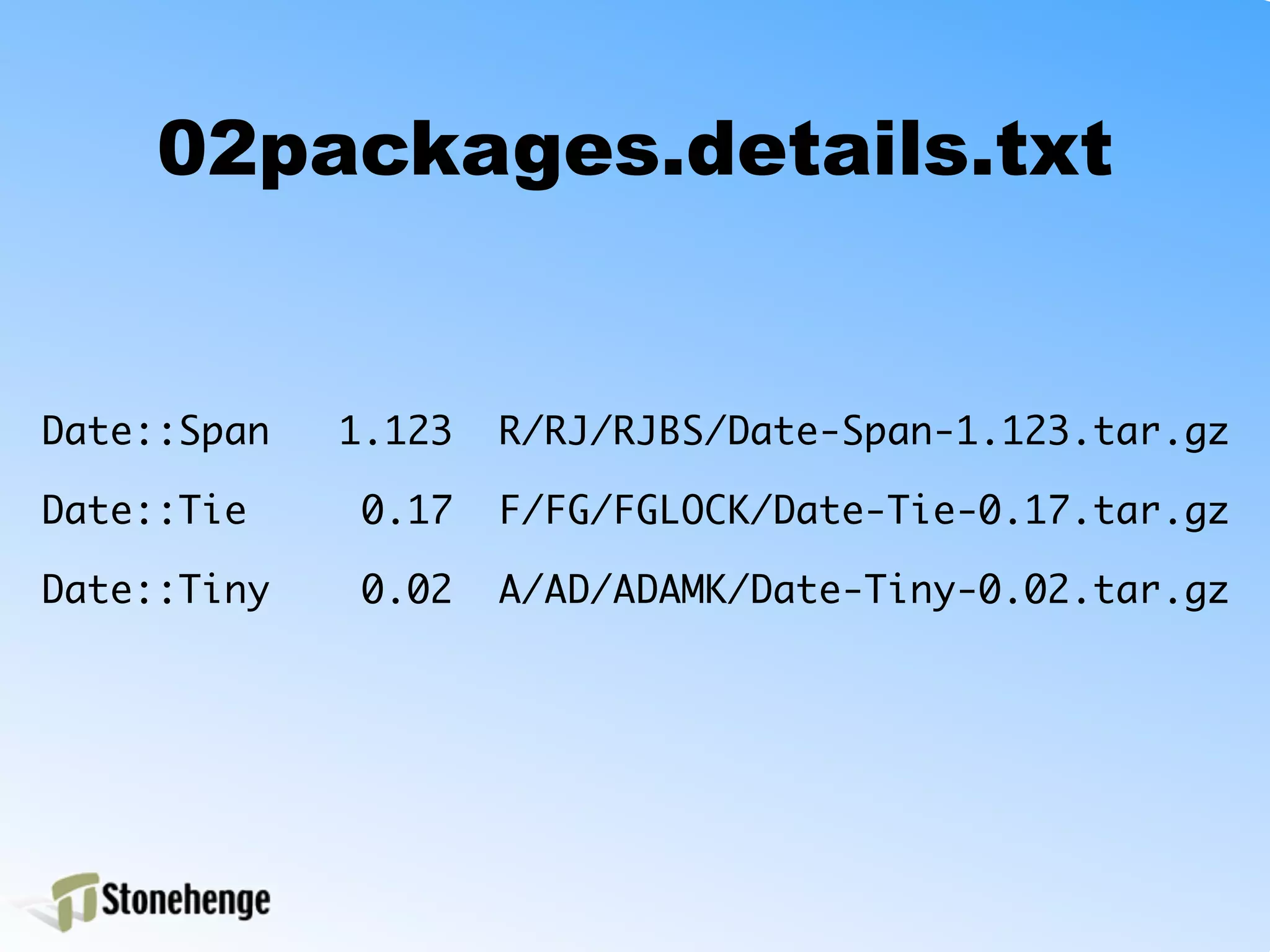 MyCPAN ( LA.pm, September 2007 )